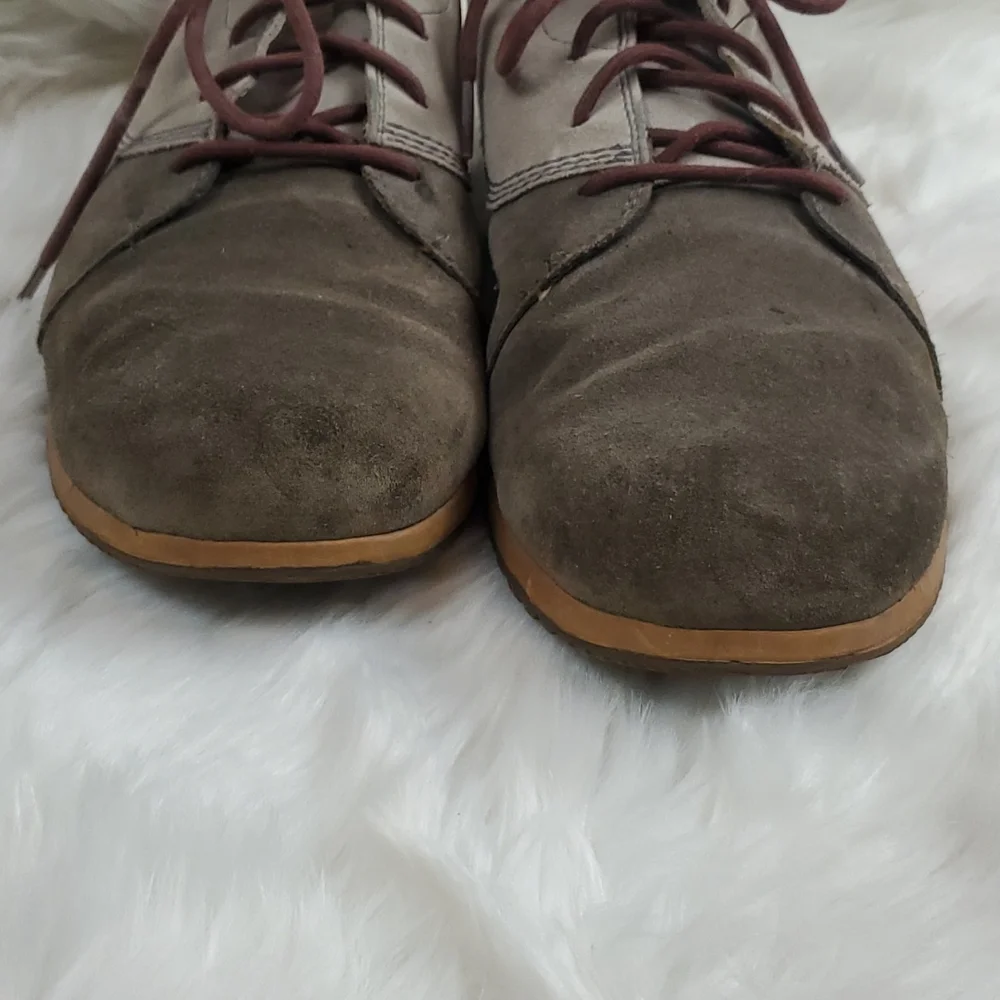 Sorel suede Greely Chukka winter shoes lace up men size 12